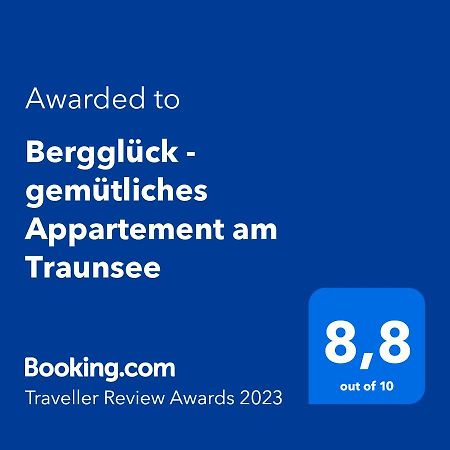Bergglueck - Gemuetliches Appartement Am Traunsee Альтмюнстер Екстер'єр фото